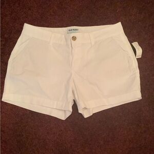 Old Navy 4” Shorts Sz 4p White Nwt